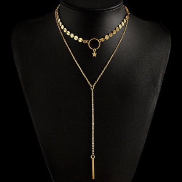 ❌SOLD❌❗️⚡️Final Sale ✨Star choker Necklace - Picture 3 of 4